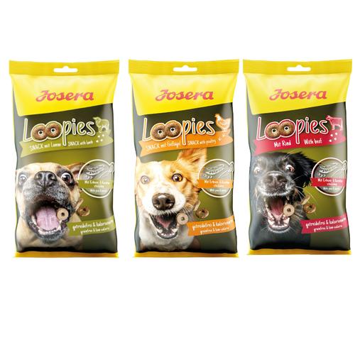 9x 150g Josera Loopies Mix (3 Sorten) Hundesnacks