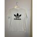 Adidas Shirts & Tops | Adidas Trefoil Logo Tee White Youth Boys Size X-Large Cotton Euc | Color: Black/White | Size: Xlb