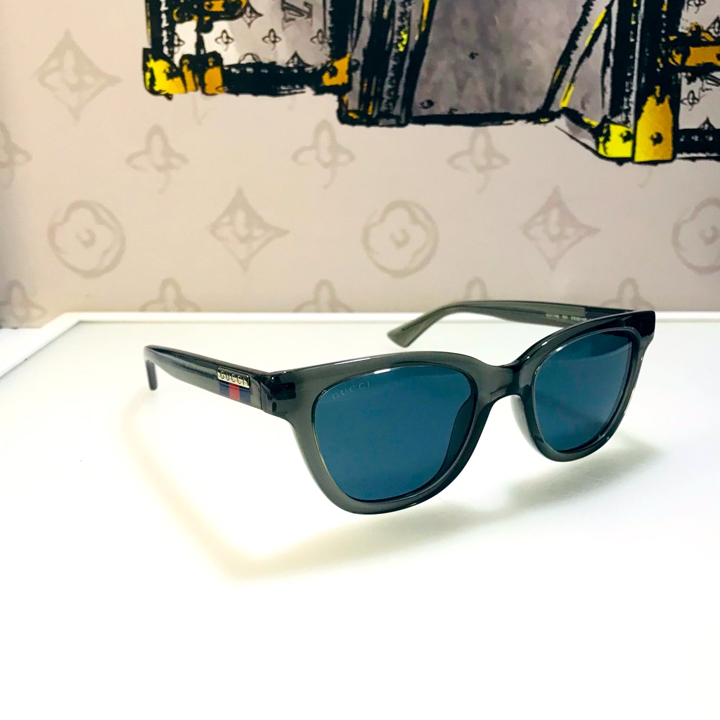 Gucci Accessories | Brand New Gucci Sunglasses Gg1116s 003 Clear Gray- Blue Lenses 51-145 Italy | Color: Gray | Size: Os