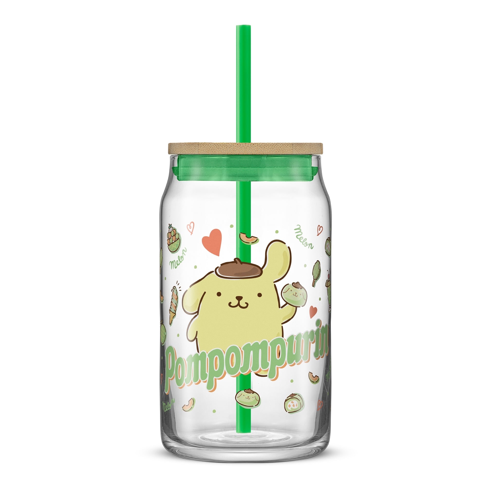 Hello Kitty® and Friends Favorite Flavor Glass Tumbler with Bamboo Lid and Straw