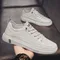 Weiße Leder Freizeit schuhe Herren Oxford Schuhe Jogging schuhe Herren atmungsaktive Tenis Sports chuh für Männer bequeme Turnschuhe