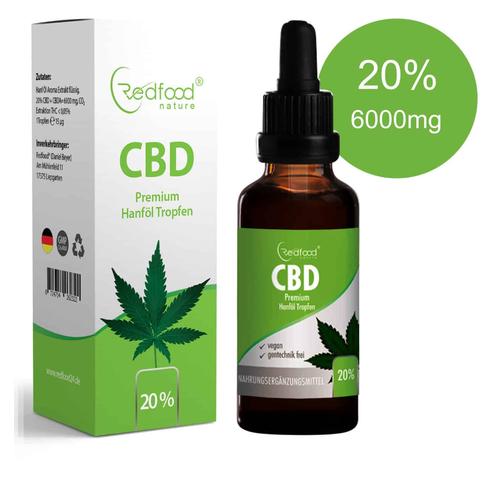 CBD ÖL 20 % Vollspektrum Hanf Öl 30ml