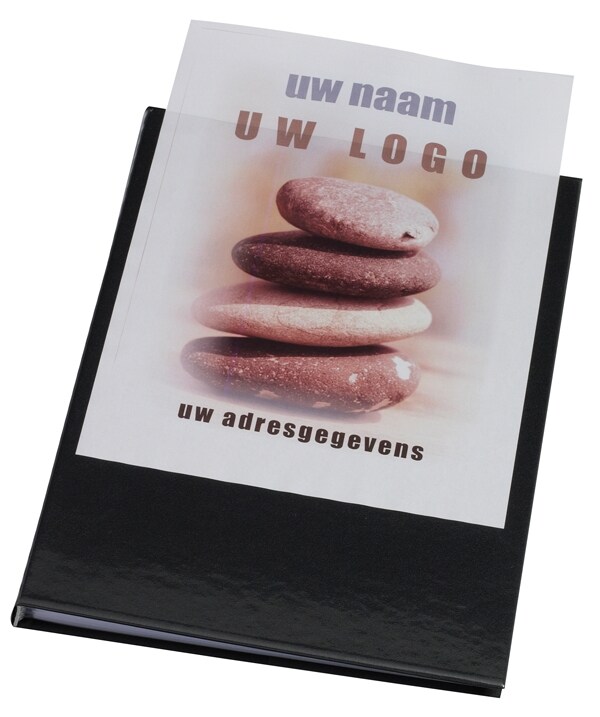 Sichtbuch Rillstab A4 10 Hüllen schwarz Vordertasche, RI99419 Image