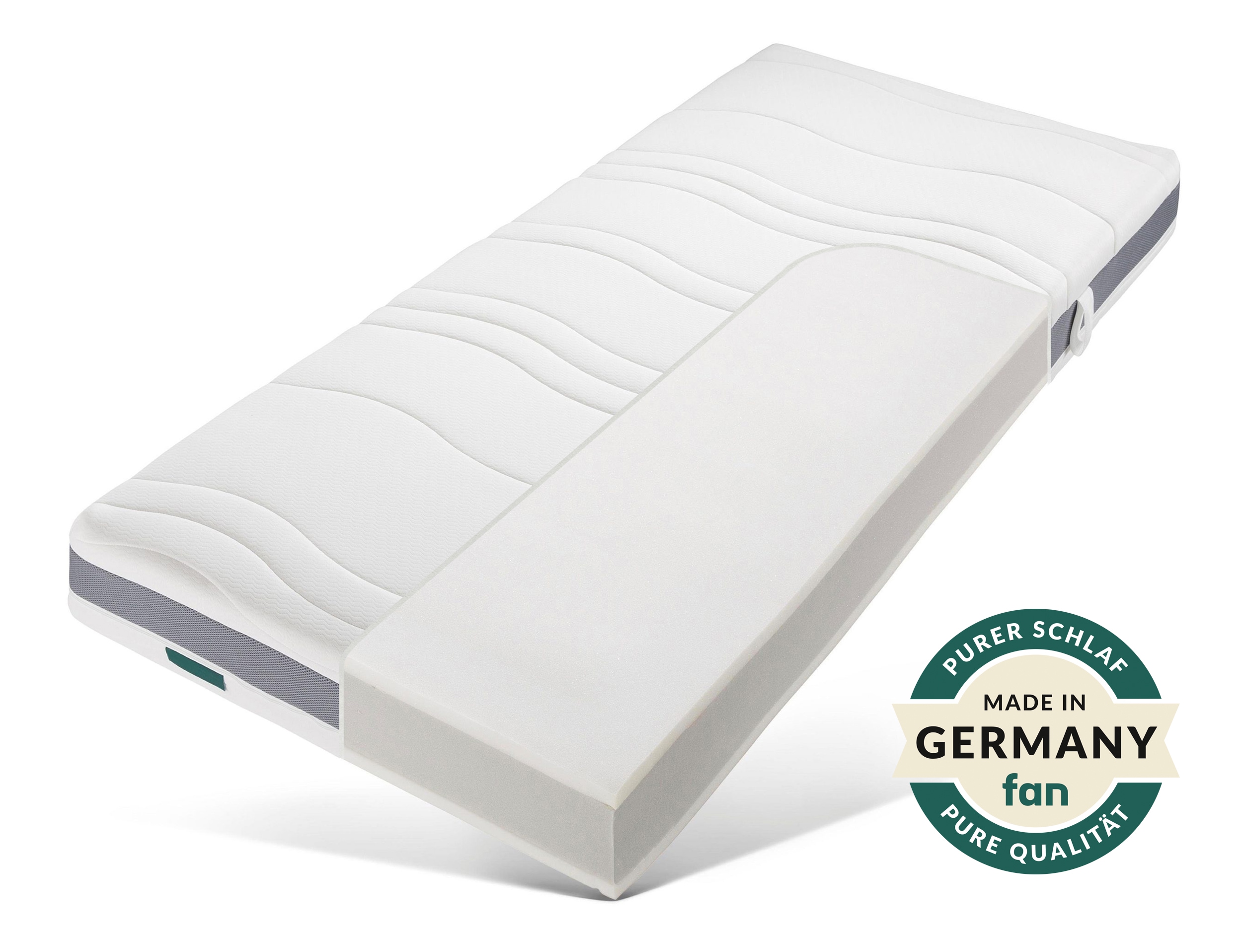Taschenfederkernmatratze FAN "ProVita First Class T- BESTSELLER-Matratze, Top-Preis/Leistung" Gr. 2, weiß, B:140cm H:24cm L:200cm, Bezug: 58% Polyester, 42% Viskose. Steppfüllung: 100% Polyester, Matratzen, Über 1600 5-Sterne-Bewertungen, Matratze... Image