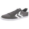 Sneaker HUMMEL "Slimmer Stadil Canvas Low", Gr. 47, grau, Veloursleder, Textil, sportlich, Schuhe Retrosneaker Sneaker low Skaterschuh