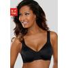 T-Shirt-BH NUANCE, Damen, Gr. 100, Cup C, schwarz, Microtouch, Obermaterial: 82% Polyamid (TACTEL), 18% Elasthan (LYCRA), Basic, BHs, aus hochwertiger Microfaser