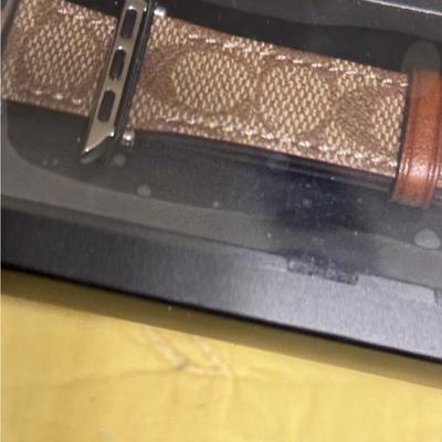 Coach Accessories | Gorgeous Coach Signature Canvas Watch Band, Compatible With Apple Watch!! | Color: Brown | Size: Os