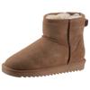 Winterboots ARA "Alaska", Damen, Gr. 36, braun (cognac), Veloursleder, Lammfell, unifarben, sportlich, Schuhe, Winterboots, Stiefel in bequemer Weite G (=weit)