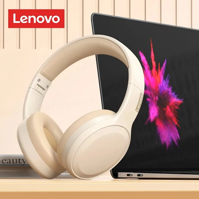 Choice Lenovo TH30 Drahtlose Kopfhörer Bluetooth 5.3 Kopfhörer Faltbares Spiel-Headset Sportkopfhörer mit Mikrofon Musik-Ohrhörer Image
