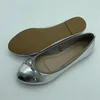 Eilyken Fashion Bowknot Round Toe Damen Flache Komfort Slip-On Damen Ballerina Single Elegante Pantoletten Gold Silber Schuhe