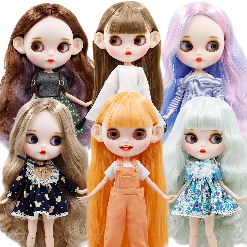 ICY DBS Blyth Puppe Full Set Customized Matte Gesicht 19 Gelenke Körper 1/6 Puppen Mit Kleidung Schuhe Nette DIY Spielzeug puppen für Mädchen