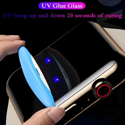 9H 3D UV Glas Nano Flüssigkeit voll Kleber Gehärtetem Glas Für Apple Uhr 38mm 42mm Screen Protector für Apple Uhr 3 2 1Serie