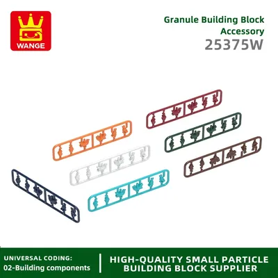 Wange23pcs/lot 25375w Verbindungs platte Block Moc Farbe Zubehör kompatibel mit Ziegel DIY Image