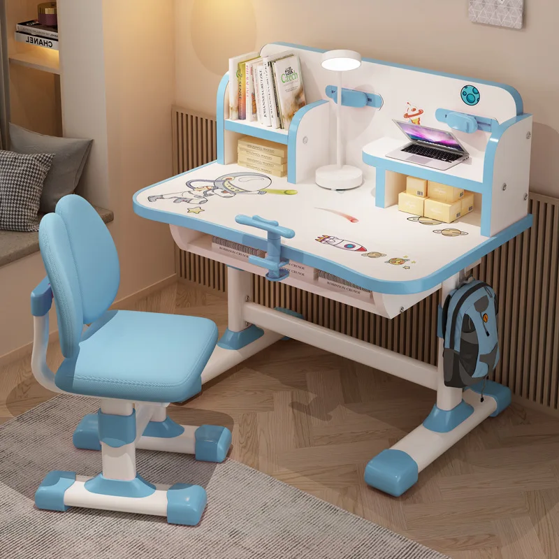 75x105cm Mädchen/Jungen Einstellbare Student Schreibtisch Stuhl Kinder Studie Schreibtisch Student Schreibtisch Kind Hause Schreibtisch Stuhl Set