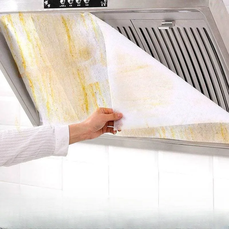 Dunstabzugshaube, Fettfilter, ölbeständiger, filtersicherer Aufkleber, absorbierendes Papier, Dunstabzugshaube, Einweg-Bildschirmfolie, Werkzeug zum Kochen und Backen Image