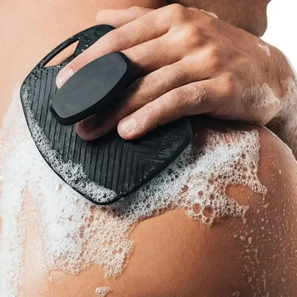 Silikon Körper Wäscher Peeling Bad Pinsel Handheld Dusche Reinigung Pinsel Zurück Massager Haut Sauber Bad Zubehör Image