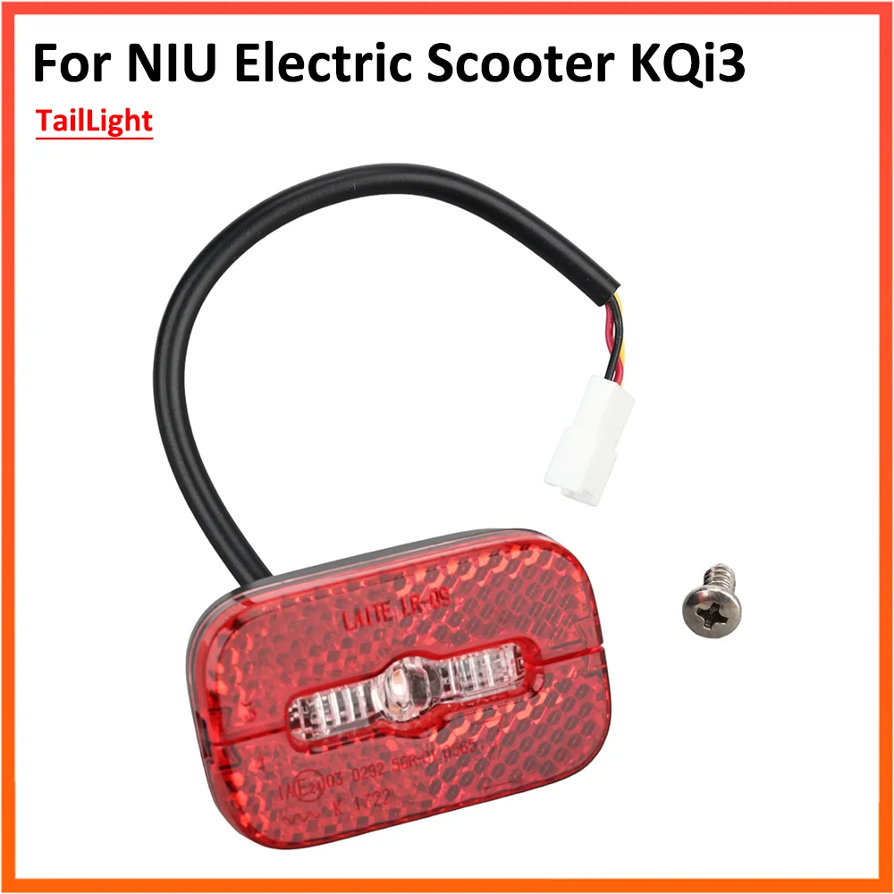 Rücklicht für niu kqi3 Elektro-Kick-Scooter Sicherheits warn bremse LED-Lampe Skateboard-Ampel Heck kotflügel leuchte Zubehör Image