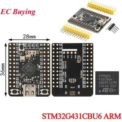 5 Stück/1 Stück STM32G431CBU6 STM32 Mini Core Chip Development Board Modul STM32G431 ARM Cortex-M4 Image