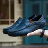 Männer Schuhe Casual Echtes Leder Herren Loafer Mokassins Designer Slip auf Boot Schuhe Hohe