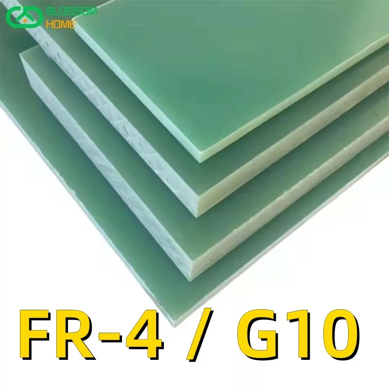 FR4 Glasfaserplatte Wassergrüne Epoxidplatte 3240 FR-4 Epoxidharzplatte Glasfaser 3D-Druckerplatte Dicke 0,1/1/1,5/2/3/4/5mm Image