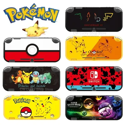 Pokemon Pikachu Schutzhülle für Nintendo Switch LITE Cartoon PC Hard Shell Konsole Joycon Cover Game Image
