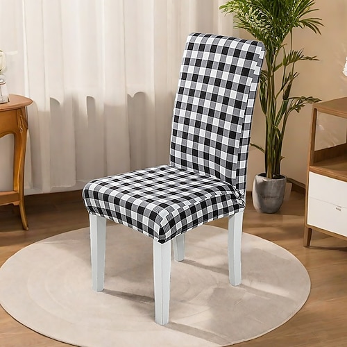 Stretch-Stuhlbezug mit Blumenmuster Stuhlhussen, elastischer Stuhlbezug mit hoher Rückenlehne, Schonbezüge für Esszimmerstühle mit Blumenmuster, einfach anzubringen und abzunehmen Image
