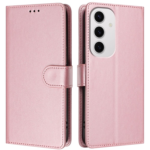 Handy Hülle Handyhüllen Für Samsung Galaxy S25 S24 S23 S23 FE S22 S21 Ultra Plus A55 5G A35 5G A25 A15 Rückseite Mit Ständer Magnetisch Mit Handgelenkschlaufe Retro TPU PU-Leder Image