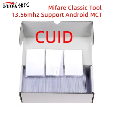 5YOA 5/10pcs CUID Android App MCT Modify UID Changeable NFC 1k s50 13.56MHz RFID Card Block 0