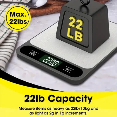 10kg Digital Kitchen Scale Baking Gram Weight Scales LCD Digital Display Electronic Table Scale