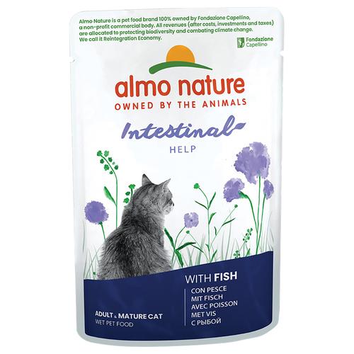 20 + 4 gratis! 24 x 70 g Almo Nature Holistic Intestinal Help - Fisch