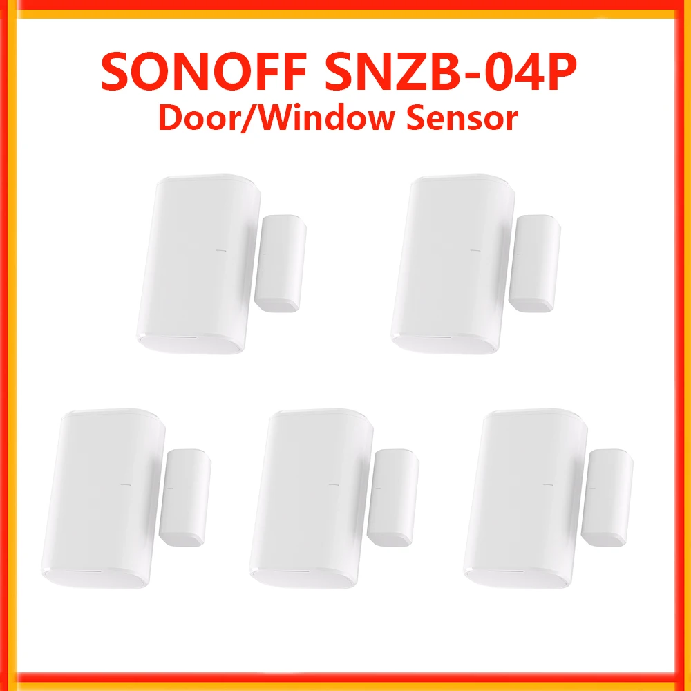 SONOFF Zigbee SNZB-04P Tür-Fenster-Sensor Drahtlose Verbindung Alarm Smart Home Modul Zigbee 3.0 Tür-Fenster-Überwachungssensor