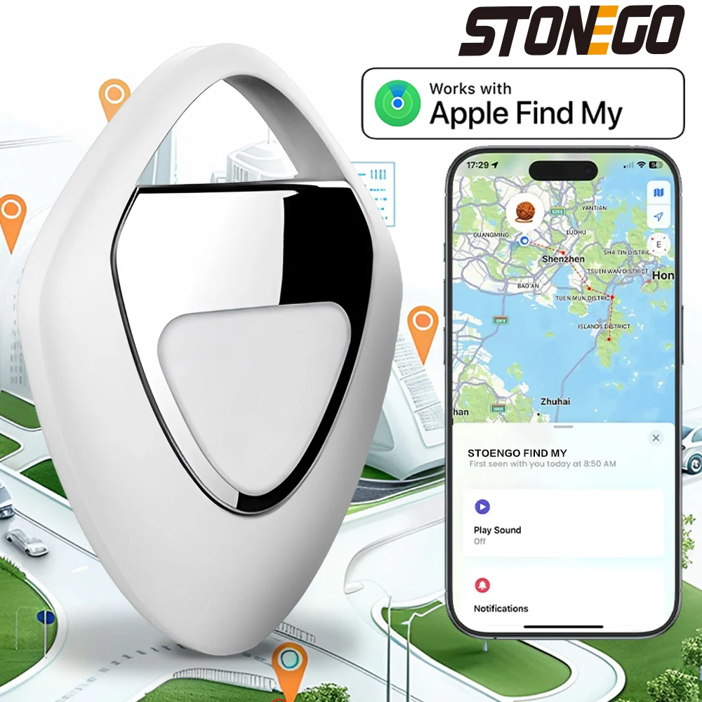 Stonego smart gps tracker arbeit mit apfel finde mein itag anti verlorenes erinnerungs gerät mfi locator autos chl üssel haustier kinder finder drahtlos Image