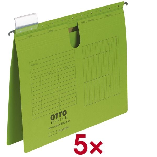 OTTO Office Budget 5er-Pack Hängehefter grün, 31.8x25.1 cm Image