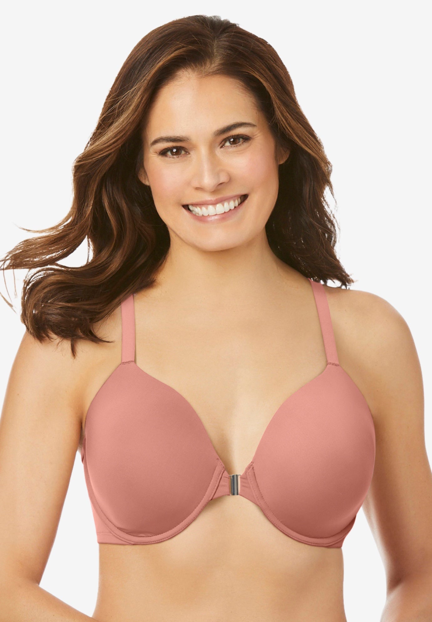 Plus Size Women's The Luna Bra by Leading Lady in Canyon Clay (Size 40 B)