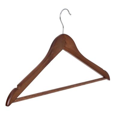 TEMU Better Solid Walnut Wood Suit Hangers For Adult, 60 Pack