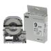 lanema for Tape LW-300 LW-400 LW-600P LW-700 LW1000P 9mm Label Tape For Label Maker Printer Black on White