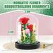 Flower Bouquet Building Sets 549Pcs Rose Flower Plants Forever Decorated Fl