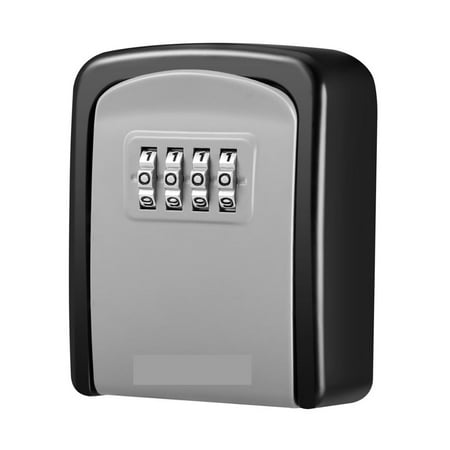 Key Safe Box Outdoor Password Key Box Decoration Key Code Box Key Storage Lock Box Wall Mounted Password Box Outdoor Key Safe Lock Box Gray Prevent Theft
