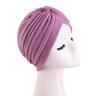 Thickness plain Turban Hat Cap for Women Stylish Cotton Chemo Hair Loss Beanie Hat Caps