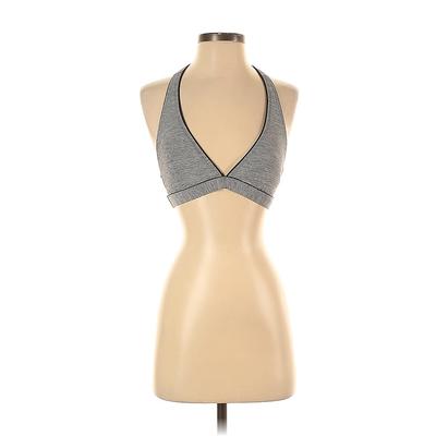 Athleta Sports Bra: Gray Activewear - Women's Size Small