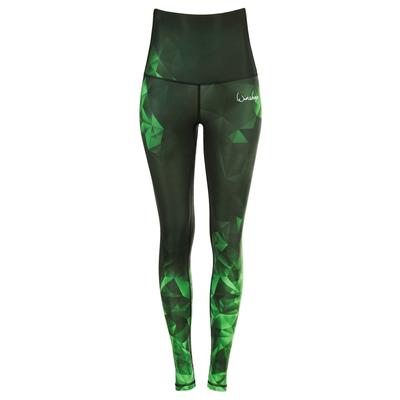 Leggings WINSHAPE "Functional Power Shape HWL102", Damen, Gr. XS, Normalgrößen, grün (smaragd), 80% Polyester, 20% Elasthan, Hosen, High Waist mit Bauch-Weg-Effekt Image