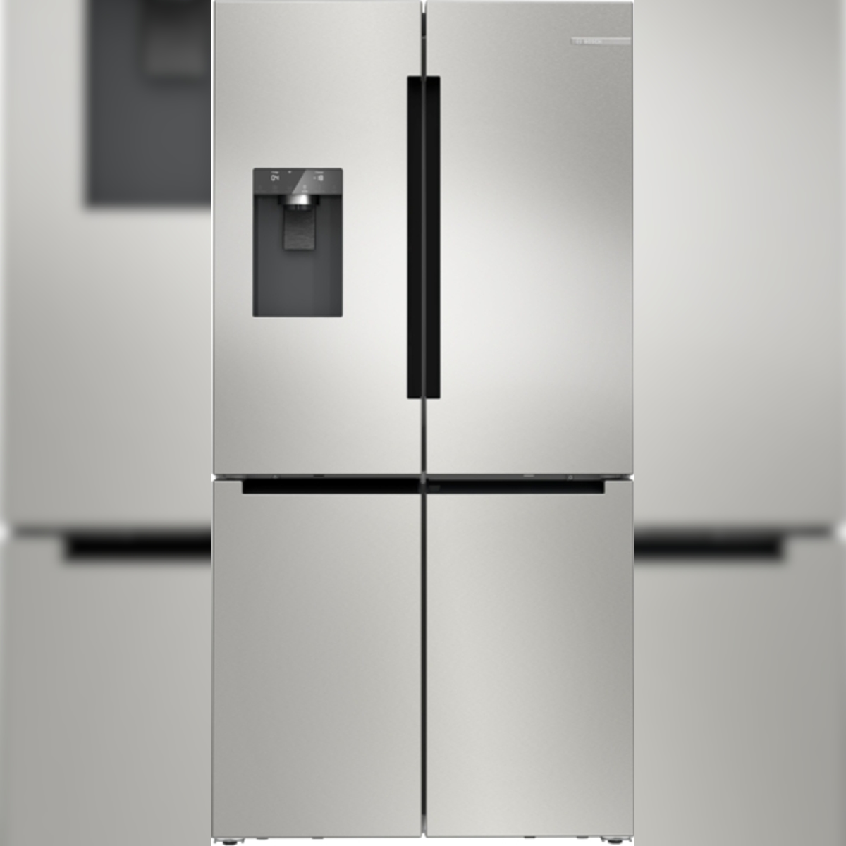 Bosch Serie 6 KFI96APEA Kühl-Gefrier-Kombination, mehrtürig, 183 x 90.5 cm, Gebürsteter Stahl mit Anti Fingerprint Image