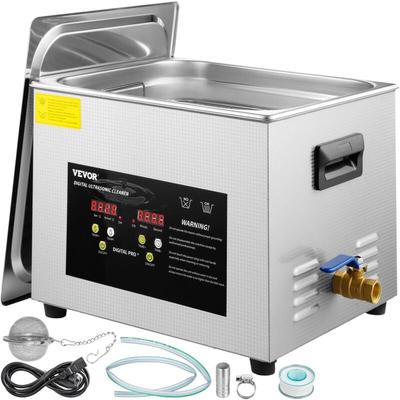 VEVOR 15 L Ultraschallreiniger (600 W Heizung, 360 W Ultraschall) Professioneller digitaler