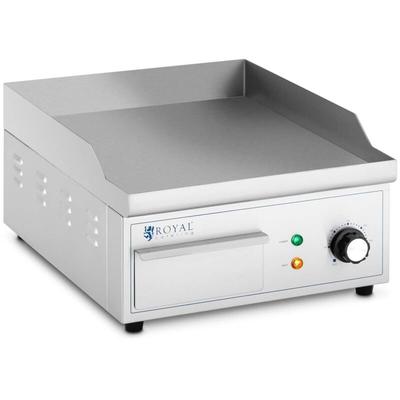 Royal Catering - Elektro Grillplatte Griddleplatte Bratplatte 350 x 380 mm glatt 2.000 w