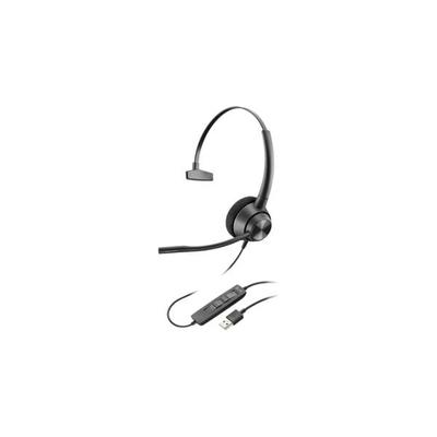 Poly Headset »EncorePro 310« monaural USB-A schwarz