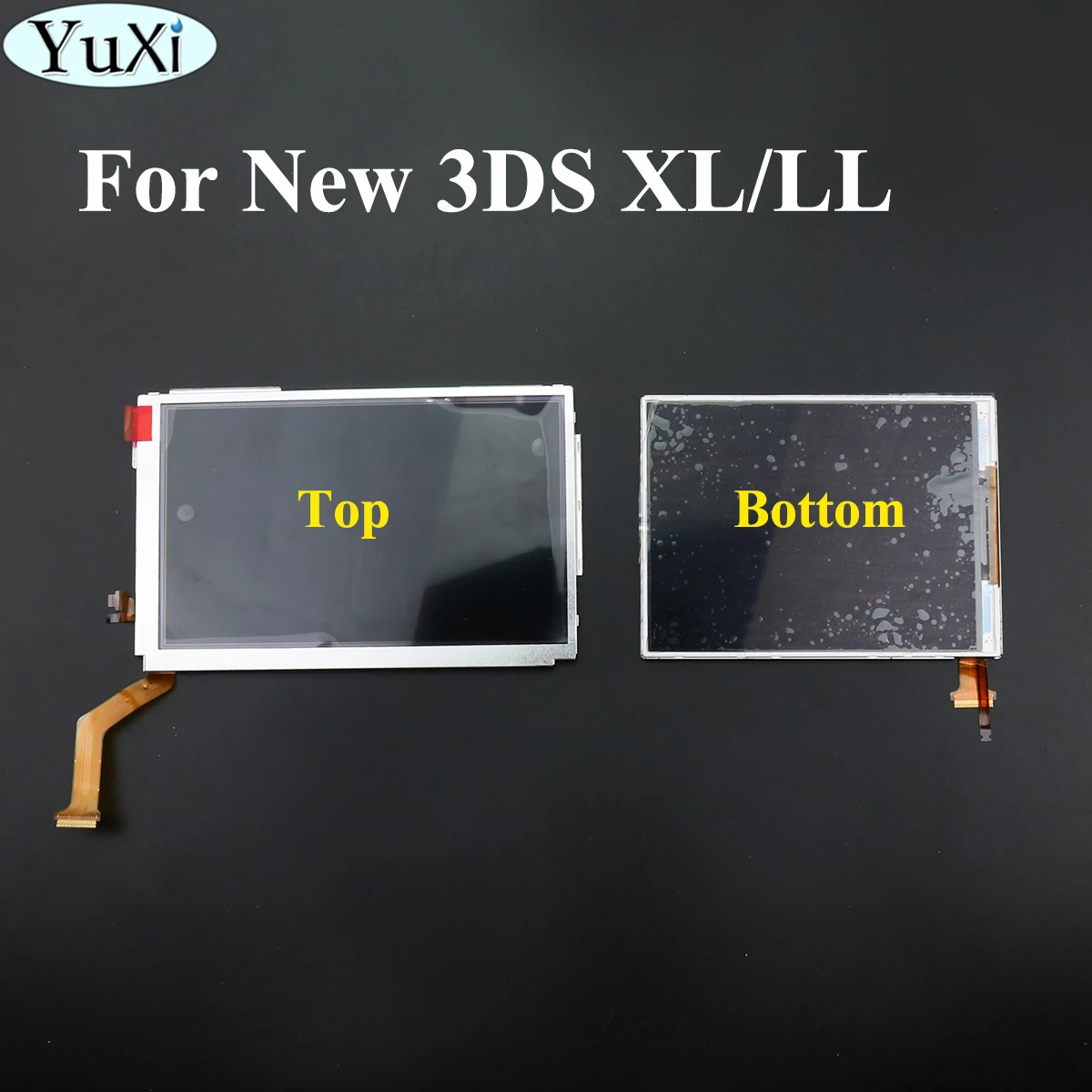 YuXi Für NEUE 3DS XL LL für NEUE 3DSXL LL Top Oberen Unteren Lcd Display Bildschirm Reparatur Teile Spielkonsole Zubehör Image