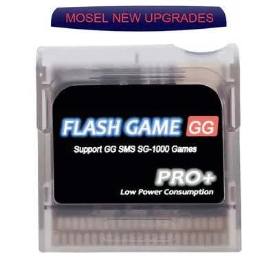new upgrade Flash Gear Game Cartridge for Sega Game Gear GG Console Reject errors and crashes
