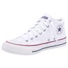 Sneaker CONVERSE "CHUCK TAYLOR ALL STAR MALDEN STREET", Gr. 41, weiß, Textil, sportlich, Schuhe Sneaker high Sneakerboots Skaterschuh
