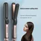 Cool Airflow Styler Hair Straightener And Curler 2 In 1 Ptc Fast Heat-Up Ionic Flat Iron Ceramic