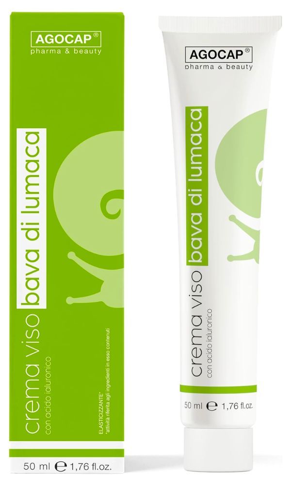 agocap - Crema Viso Bava di Lumaca e Acido Ialuronico 100% Naturale fo